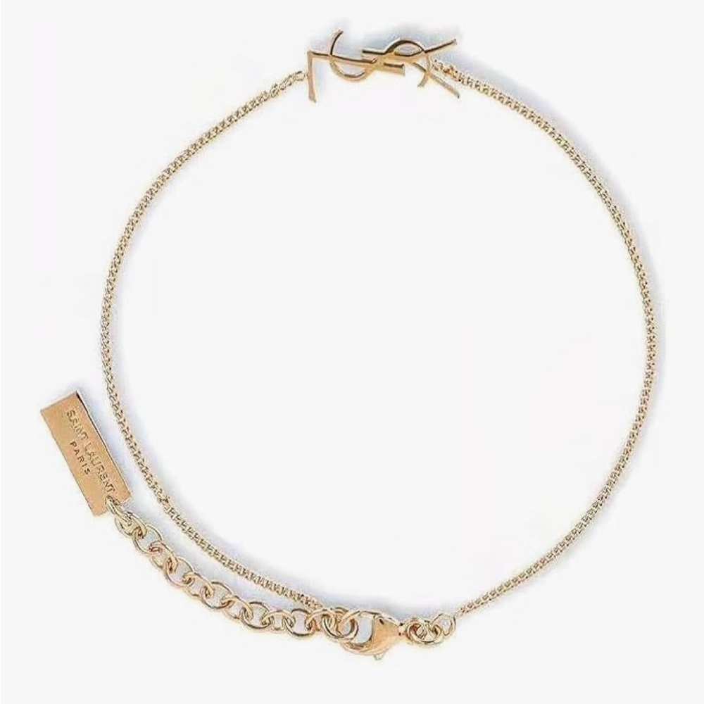 Yves Saint Laurent Gold Chain Bracelet - Picture 3 of 3